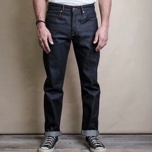 Freenote Cloth Portola Size 35 Made In USA Kaihara Selvedge Denim Dark 35x30